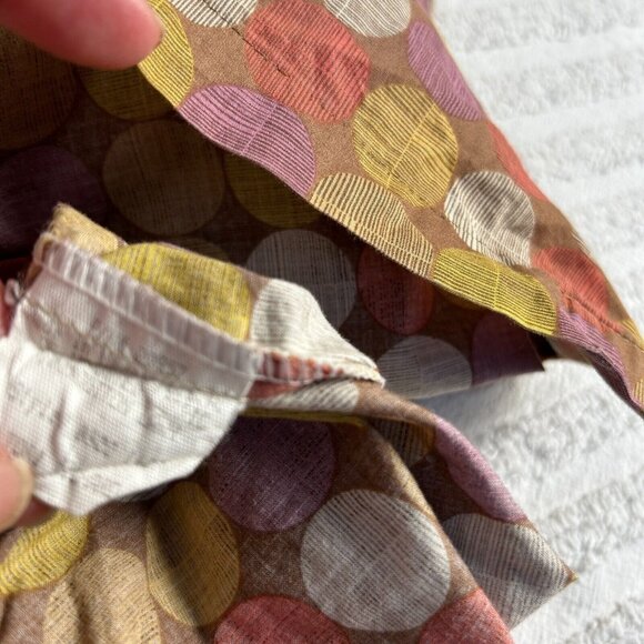 Tori Richard Cotton Lawn Mens Short Sleeve Hawaiian Shirt Large Dot Print USA - Picture 4 of 7